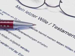 Gut vorbereitet bis zuletzt - Testament, Patientenverfügung & Co.